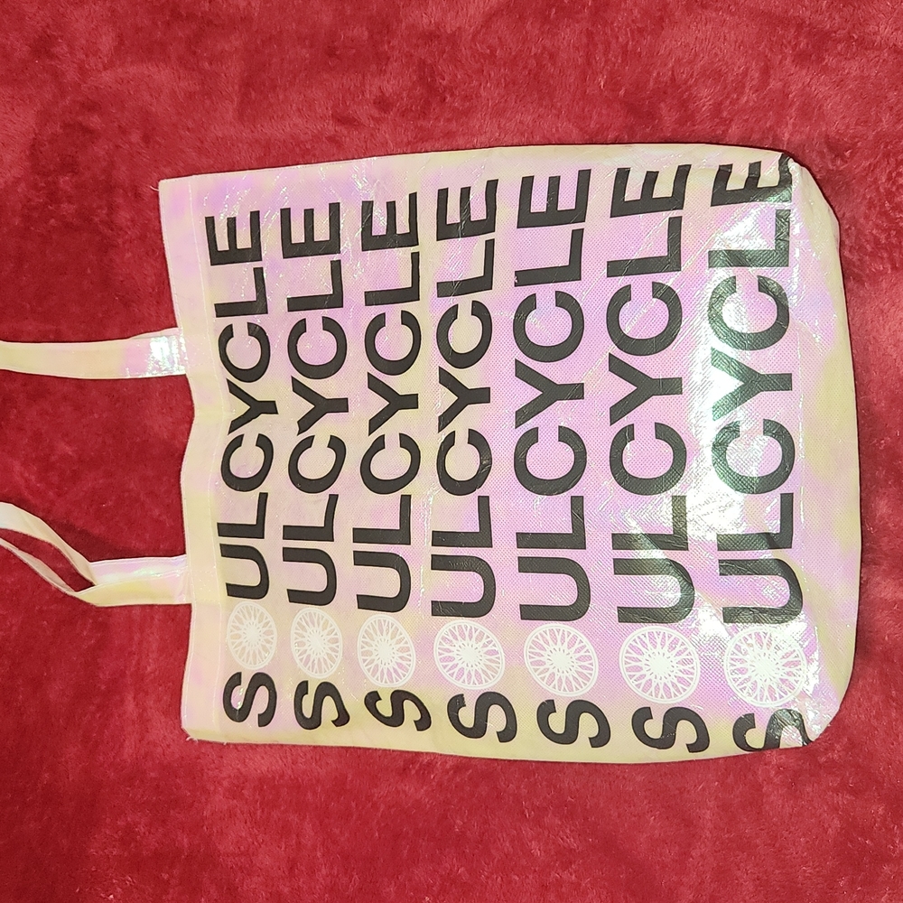 SoulCycle Reflective NeoChrome Iridescent Pink Cycling Bicycle Wowen's Tote Bag